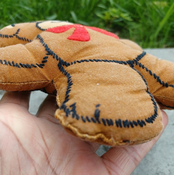 •Teddy Bear red bow hand made Plush Stuffed Animal doll - Picture 6 of 11